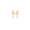 Jon Richard Gold Plated Angel Wing Earrings