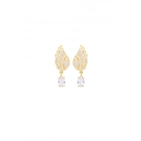 Jon Richard Gold Plated Angel Wing Earrings