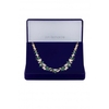 Jon Richard Gold Plated Cubic Zirconia And Emerald Mixed Stone Necklace - Gift Boxed