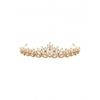 Jon Richard Gold Plated Cubic Zirconia Floral Tiara