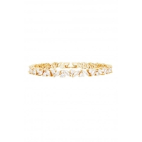 Jon Richard Gold Plated Cubic Zirconia Mixed Stone Bracelet