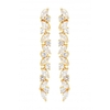 Jon Richard Gold Plated Cubic Zirconia Mixed Stone Earrings