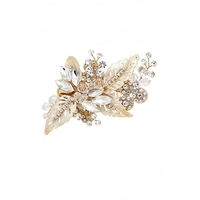 Jon Richard Gold Plated Jon Richard Gold Leaf Hair Slide
