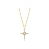 Jon Richard Gold Plated Opal and Cubic Zirconia Pendant Necklace