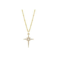 Jon Richard Gold Plated Opal and Cubic Zirconia Pendant Necklace