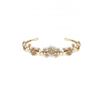 Jon Richard Gold Star And Pearl Tiara