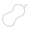 Jon Richard Long Cream Pearl Clasp Necklace