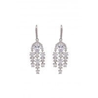 Jon Richard Mixed Stone Waterfall Earrings