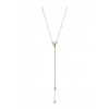 Jon Richard Radiance Collection Gold Plated Interlink Heart & Infinity Crystal Cut Necklace