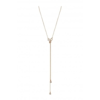 Jon Richard Radiance Collection Gold Plated Interlink Heart & Infinity Crystal Cut Necklace