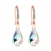Jon Richard Radiance Collection Rose Gold Plated Aurelia Borealis Helix Earrings