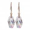 Jon Richard Radiance Collection Rose Gold Plated Crystal Drop Earrings