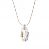 Jon Richard Radiance Collection Rose Gold Plated Crystal Pendant Necklace