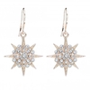 Jon Richard Radiance Collection Rose Gold Plated Star Earrings