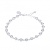 Jon Richard Radiance Collection Silver Plated Tennis Bracelet