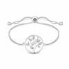 Jon Richard Radiance Collection Silver Plated Tree of Love Crystal Toggle Bracelet