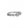 Jon Richard Rhodium Cubic Zirconia Fine Cocktail Ring