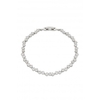 Jon Richard Rhodium Plated Cubic Zirconia Bracelet