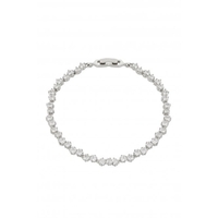 Jon Richard Rhodium Plated Cubic Zirconia Bracelet