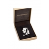 Jon Richard Rhodium Plated Cubic Zirconia Cocktail Brooch - Gift Boxed