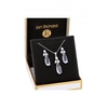Jon Richard Silver Plated Cubic Zirconia Drop Jewellery Set - Gift Boxed