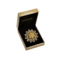 Jon Richard Yellow Sunflower Brooch - Gift Boxed