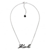 Karl signature necklace created with Swarovski crystals