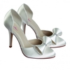 Kerrie Diamante Bow Detail Round Toe Shoe
