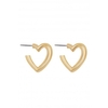 Lipsy Gold Heart Earrings