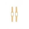 Lipsy Gold Link Drop Earrings