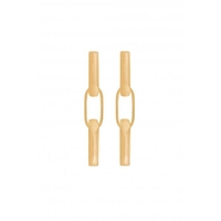 Lipsy Gold Link Drop Earrings