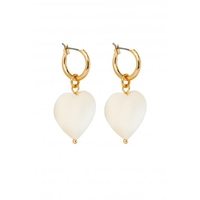 Lipsy Gold Mop Hoop Earrings