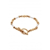 Lipsy Gold Two Tone Enamel Chain Bracelet