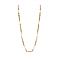 Lipsy Gold Two Tone Enamel Chain Necklace