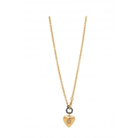 Lipsy Heim Link Gold Heart Necklace