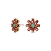 Lipsy Pink Floral Stud Earrings