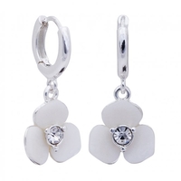 Lipsy Silver Flower Hoop