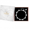 Lipsy Silver Polished Heart Bracelet - Gift Boxed