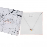Lipsy Silver Tri Tone Triple Star Pendant Necklace - Gift Boxed
