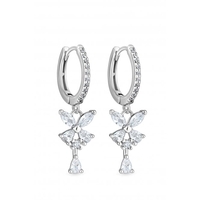 Mini Flower Hoop Earrings