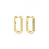 Mini Gold Square Hoop Earrings