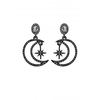 Mood Celestial Crescent Drop Earrings