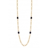 Mood Gold Chain And Enamel Station Rope Necklace