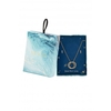 Mood Gold Crystal Double Link Pendant And Earring Set - Gift Boxed