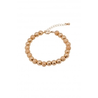 Mood Gold Plated Bead Sand Blast Bracelet