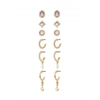 Mood Gold Plated Celestial Semi Precious Multi Pack