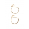 Mood Gold Plated Crystal Baguette Wristwear - Pack of 2
