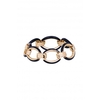 Mood Gold Plated Enamel Chain Link Bracelet