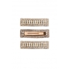Mood Gold Plated Mini Dia Hair Clips - Pack of 3