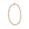 Mood Gold Plated Oval Chain Necklace